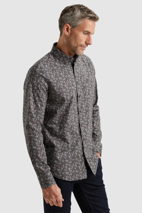 Vanguard long sleeve shirt print on poplin